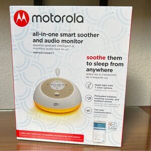 NIB Motorola Smart Phone Baby Monitor Room Temp Night Light MBP163CONNECT